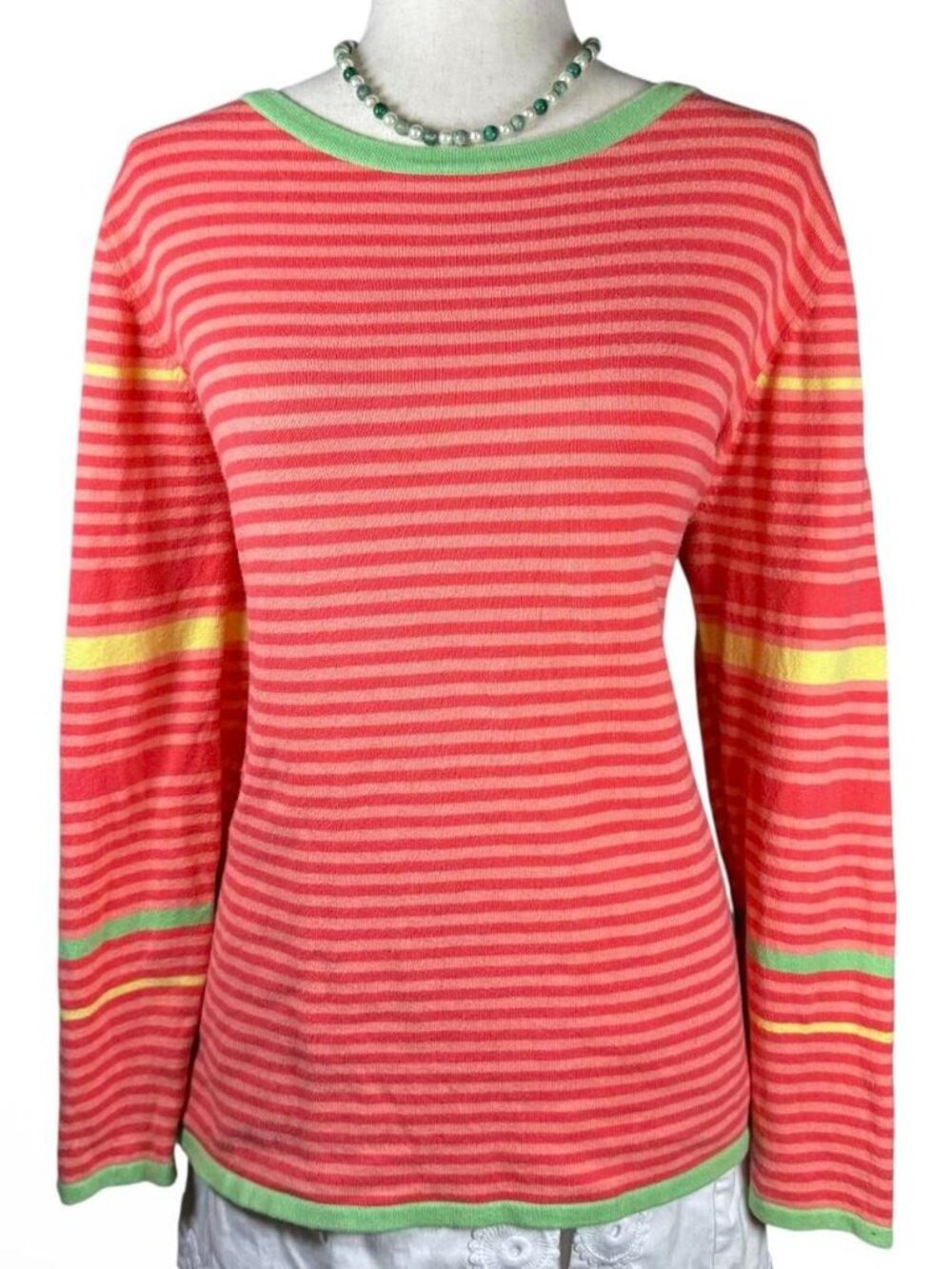 Izod coral pink long sleeve t-shirt